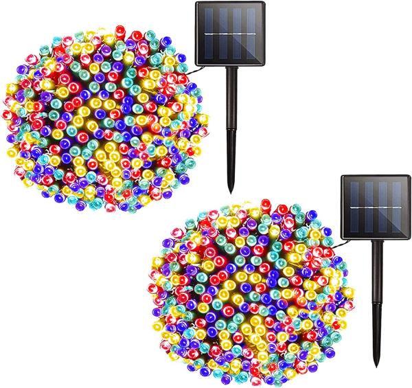 1200mAh 200 LED Solar Christmas String Lights Waterproof Fairy Lights