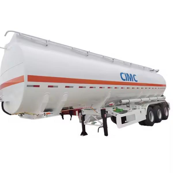 3 Axles Steel Petrol Skeleton Gasoline 50000 Liters Fuel Tank Semi Trailer