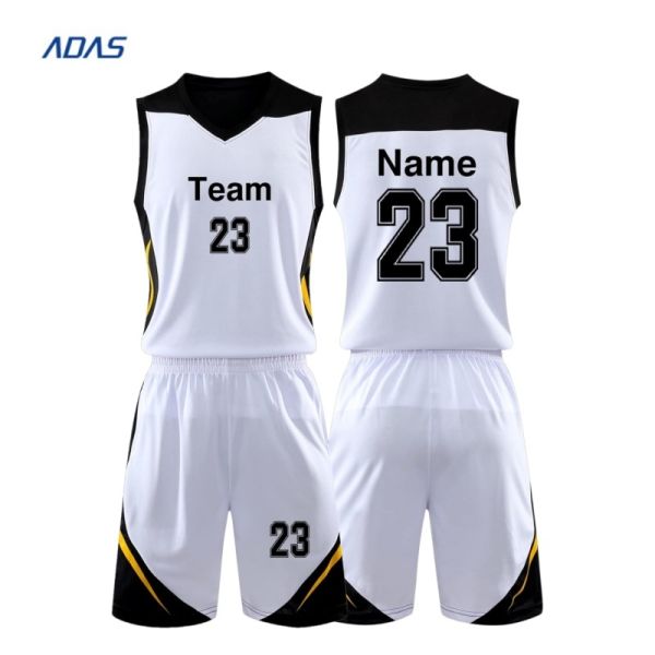 Basketball Uniform Premium Quality Basketball team wear New Design 100% Polyester Made Basketball Uniforms