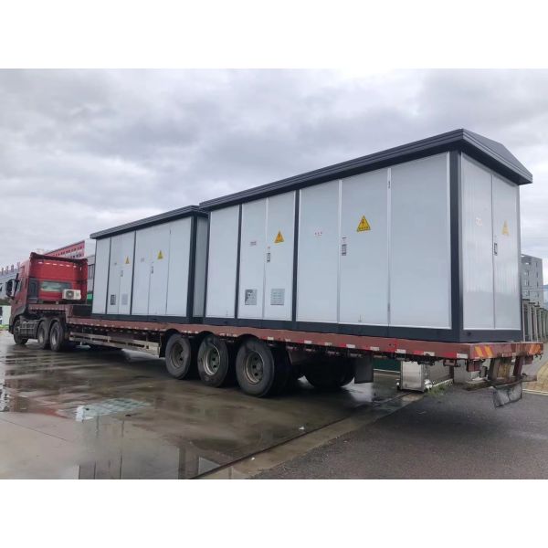 Outdoor Modular Box Type Substation IEC Standards Electric Transmission Substation