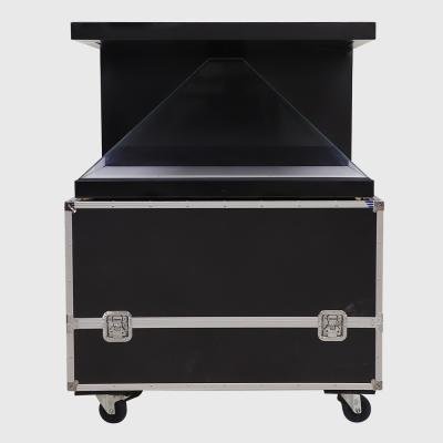 270 Degree 3 Side 42 Inch Pyramid Hologram Display 3D Projection Holographic Showcase