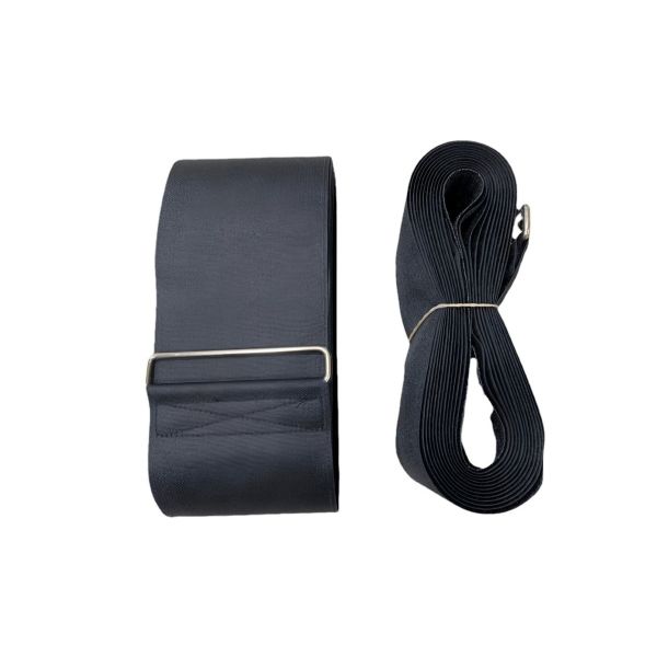 Dansky Custom Self-Locking Black Cargo Hook and Loop Pallet Strap with Metal Buckle Logistics Packaging Strap