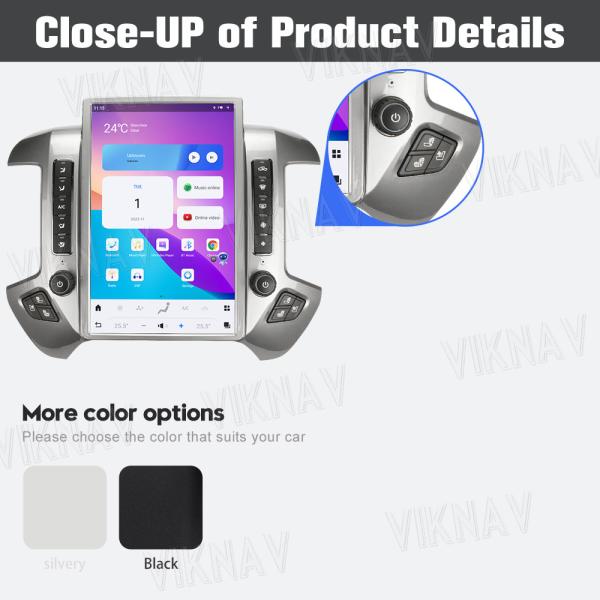 Unidad principal del coche de Android de las multimedias para Chevroler Silverado/GMC SIERRA 2013-2020