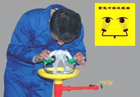 Colorful SUS304 Emergency Shower And Eyewash Station With Epoxy Coated
