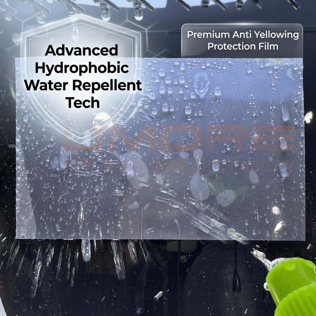 High Glossy Hydrophobic TPU Paint Protection Film 7.5mil Self Healing TPU Car Paint Film Anti Yellow