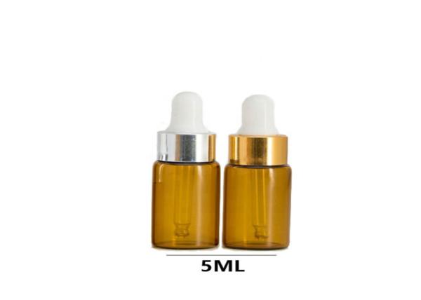 Luxury 10ml Dropper Bottle , Empty Dark Dropper Bottles With Custom Logo