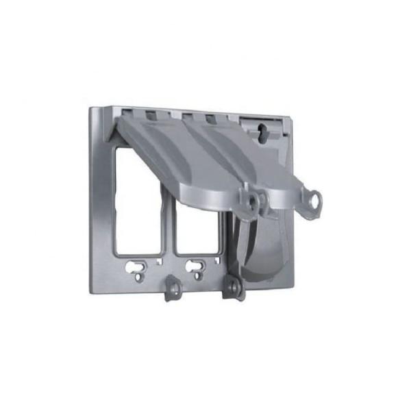 Algodão de alumínio Custom Die Casting de resistente a intempéries Elétrico Outdoor Outlet Box Cover