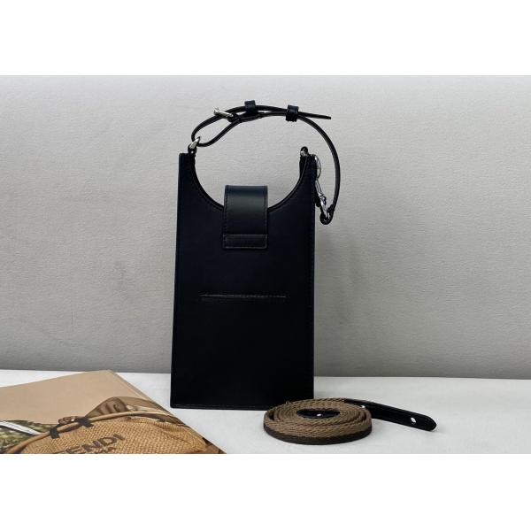 Delicate Small Mobile Phone bag Cotton And Linen Materials And Imported Cow Leather Lovely cross-body bag