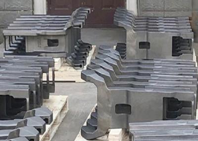 Auto Construction Machinery Parts Casting Frame With Accurate Dimension