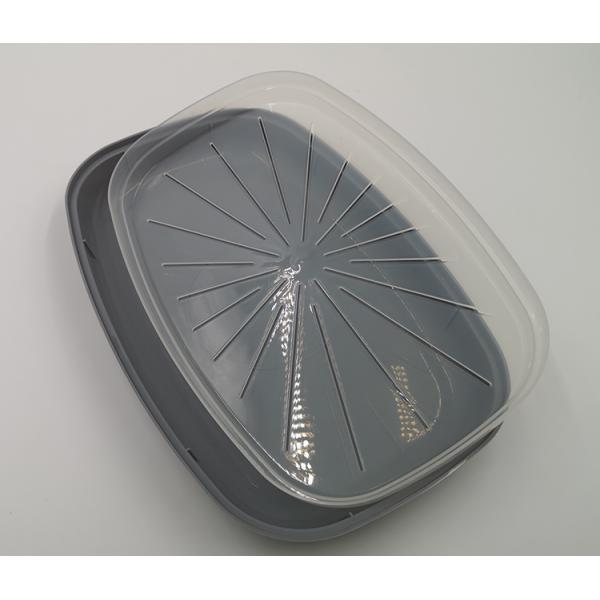 Stocked BPA Free Microwave Steamer Cookware for Fish Plastic