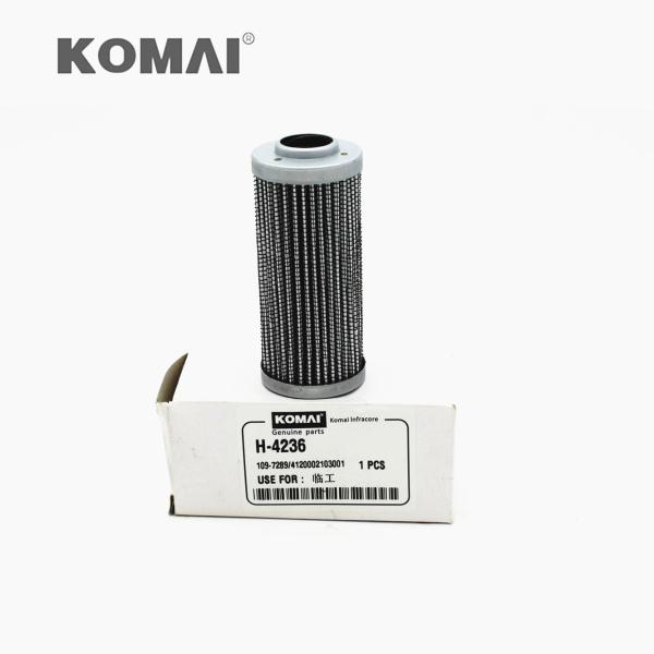 Pilote hydraulique Filter de la fibre de verre 109-7289 des pièces de rechange 4120002103001 de SDLG