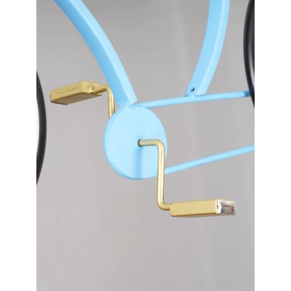 Детская комната Велосипед Люстра Глазный щит Простая спальня LED Личность Мультфильм Велосипедный свет