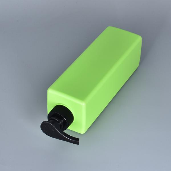 Empty 800ml Square Shampoo Pump Bottle With Silk Screen Printing