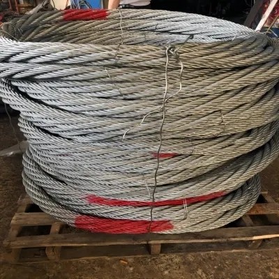 18x7 WSC/FC Steel Wire Rope for Conveyor Belt Ungalvanized Galvanized Steel Grade Stainless Steel 304 316 Tolerance ±1%
