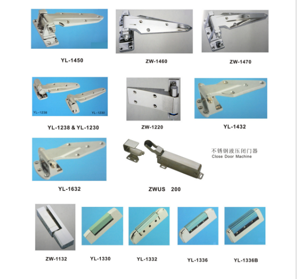 95KG нося цинк Coldroom разделяет регулируемые шарниры двери с весной