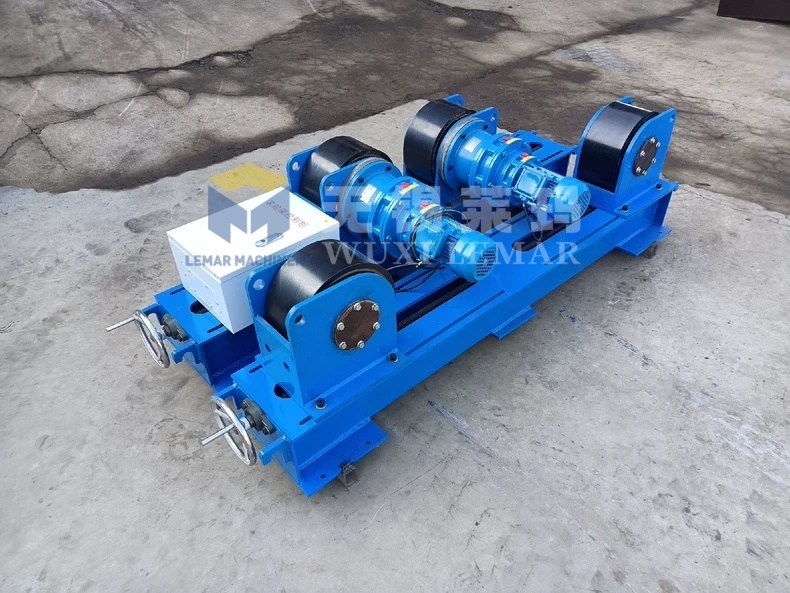 5 Ton Adjustable Welding Rotator, Bolt Adjustment Tank Turning Roller for Cylinder Welding