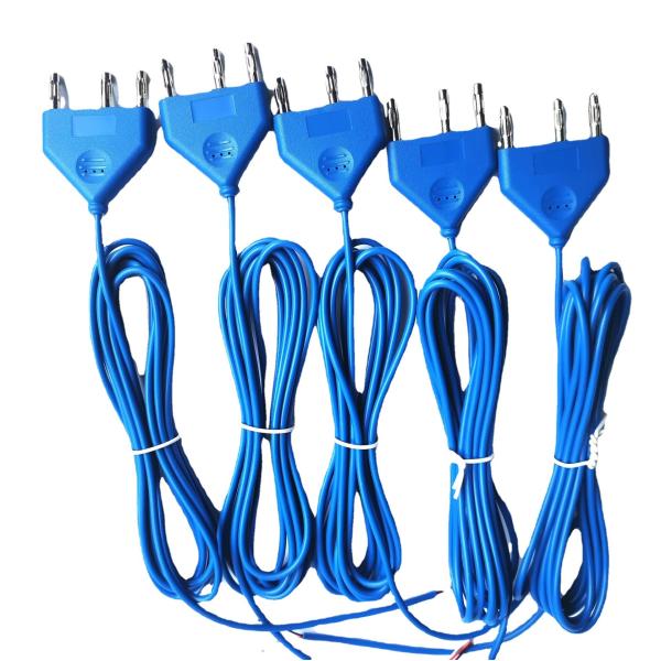 Personnaliser la haute fréquence 3 broches Plug Disposable ESU crayon câble électrosurgical crayon fil fil couteau électrique