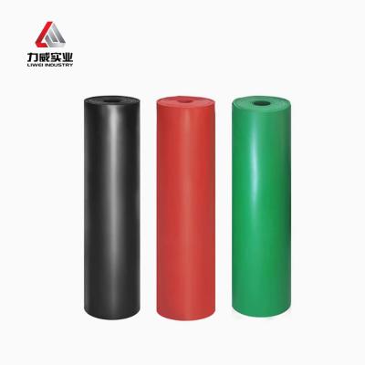 Mat de caoutchouc isolant 10kv Panneau de caoutchouc haute tension mat d'isolation antidérapant 3 mm 5 mm Tapis de garniture de salle de distribution