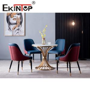 Petit ensemble moderne de table ronde, ODM d'OEM réglable de table de réunion de