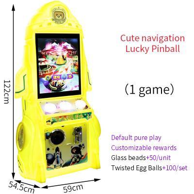 Armário de jogos de estilo arcade Experiência amarela única máquina de jogos de emoção infinita