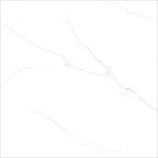 Cararra, carreaux blancs de porcelaine glacée et polie, carreaux de sol en marbre de 600x600 mm