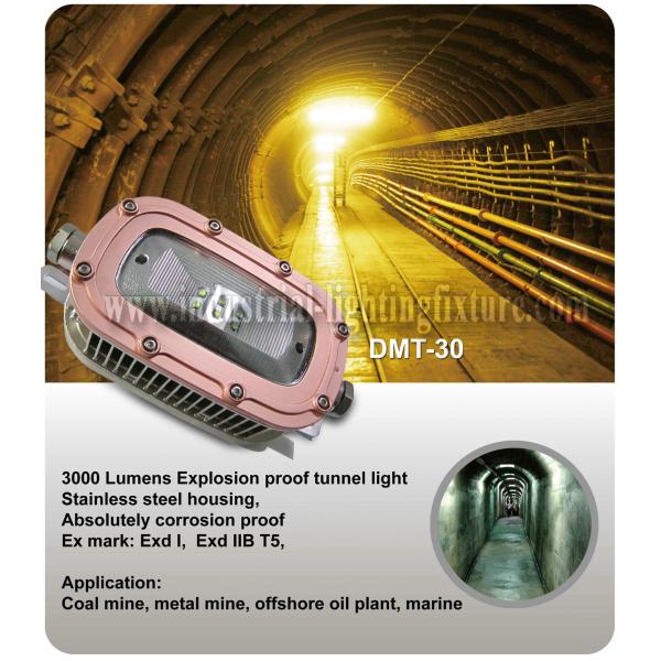30W Waterproof a luz de inundação conduzida à prova de explosões 3000 lúmens para a planta de óleo
