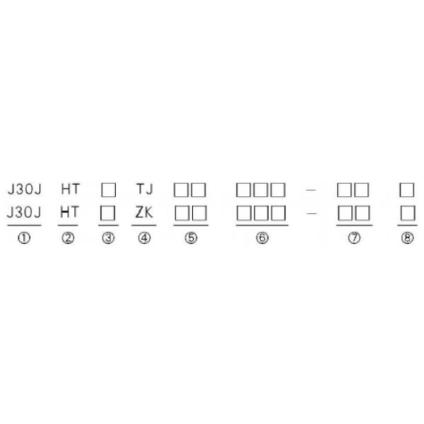 Rectangular Electrical Connector J30JHT21ZKSAN01 Wire Length 300MM
