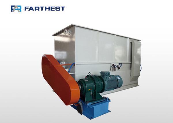 Máquina dobro do misturador da alimentação animal do parafuso, equipamento de mistura da grão de aço