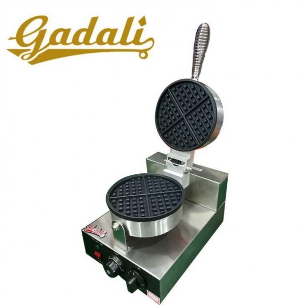 Belgian Snack Food Making Machine , Single Head Electric Waffle Maker