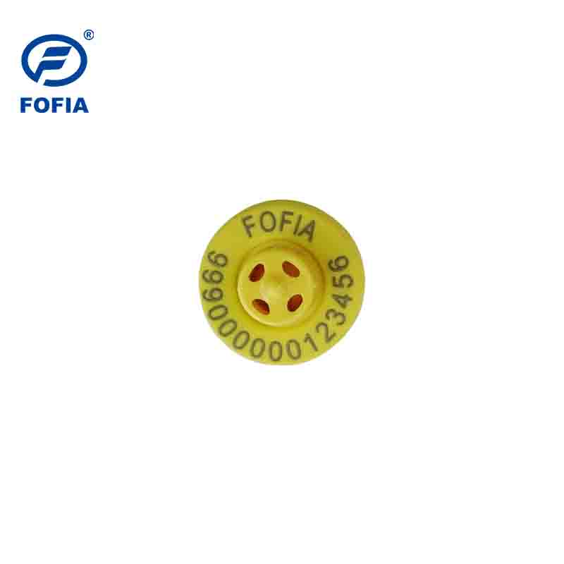 Fofia Waterproof Combination Electronic Animal Tracking Ear Tag New High Quality RFID TPU Laser Coding 3 Years Warranty Goat