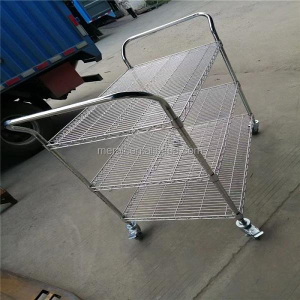 Carro antiestático industrial de aço inoxidável arquivando da prateleira da fita do portador do carro SMD do trole da cremalheira do armazenamento do carretel de SMT ESD