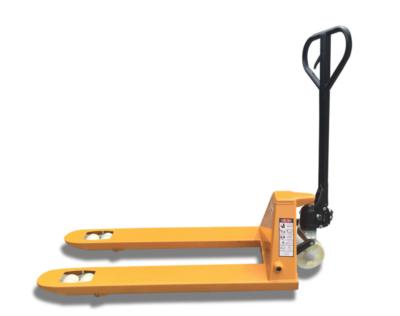 Caminhão de pálete hidráulico da cor amarela/trole manual da empilhadeira para o armazém