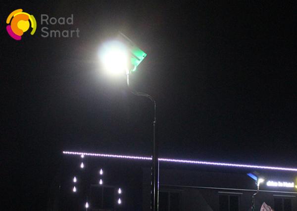 Energy Efficiency Integrated Solar Street Light 15 W With Microwave Sensor , Fly Bird Shape