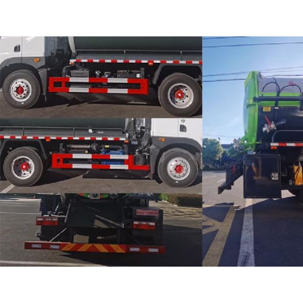11000L Large Capacity Vacuum Sewage Suction Truck with EU-Standard Engine (336 hp) and 6mm Carbon Steel Tank