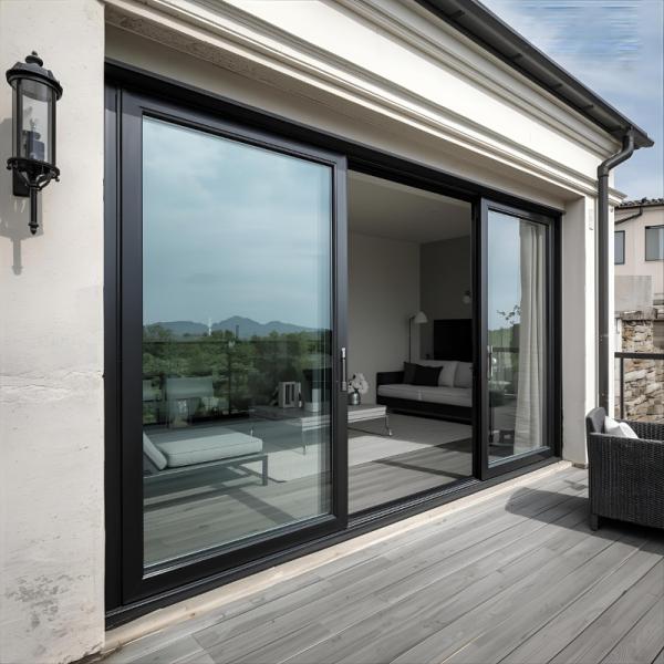 Smoothly Opening Thermal Break Aluminum Lift Sliding Exterior Door with Silent Tracks for Villa&Patio
