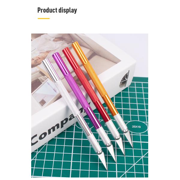 Металлический рукоятка скальпель лезвие Нож для резки резки