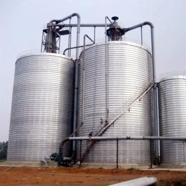 Spiral Steel Storage Silo Tank For Grain , Cement Storage Silo Corrosion Resistant