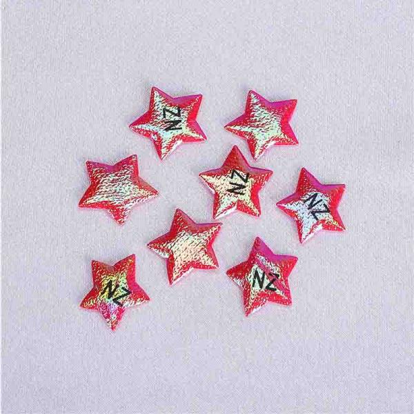 Flashing Stars Applique Crafts Christmas Holiday Embellishment With Logo
