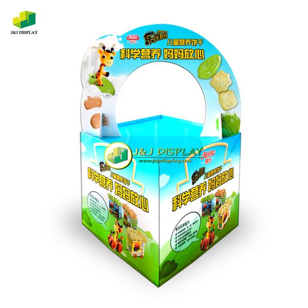 Corrugated Cardboard Paper Retail Display Dump Bin Foldable Customized