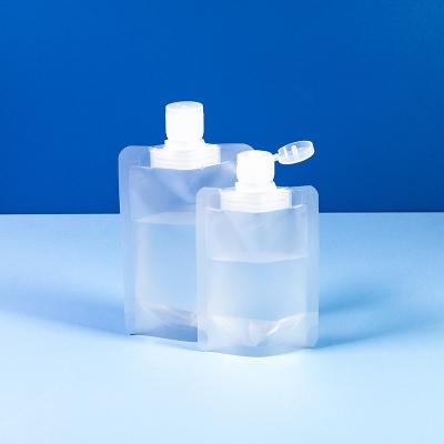 Stand Up Liquid Spout Pouch Dispensing With Convenient Versatile
