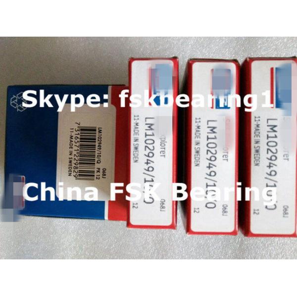 Steel Cage Tapered Roller Bearings Single Row for Auto Wheel Hub , Engine