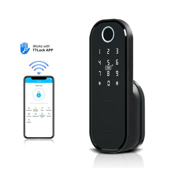 Замки оправы Deadbolt 12V кнопочной панели Keyless дома WiFi электрические