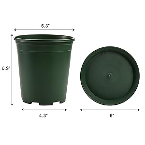 Nursery Pot Plant Grow Sturdy Flower pots in Bulk Price Gallon Durable Nursery Pot Garden Flower Pots Nursery Plant Container Kit With Matching Pallets