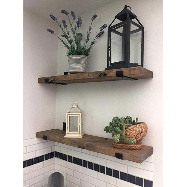 OEM/ODM 10 12 дюймовый деревянный доски рустический железо тяжелой работы черной стены плавучие полки скобки с губами металлической полки скобки