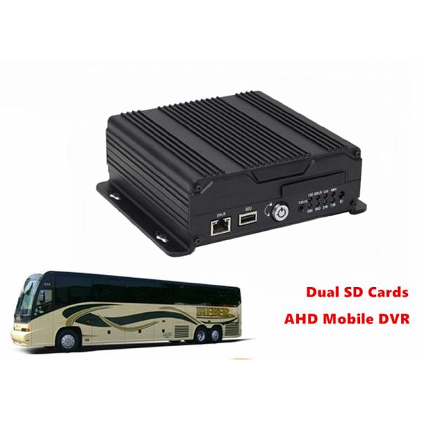 Live View Video Dual SD Card Mobile DVR 4G GPS WIFI 4CH AHD 720P Recording