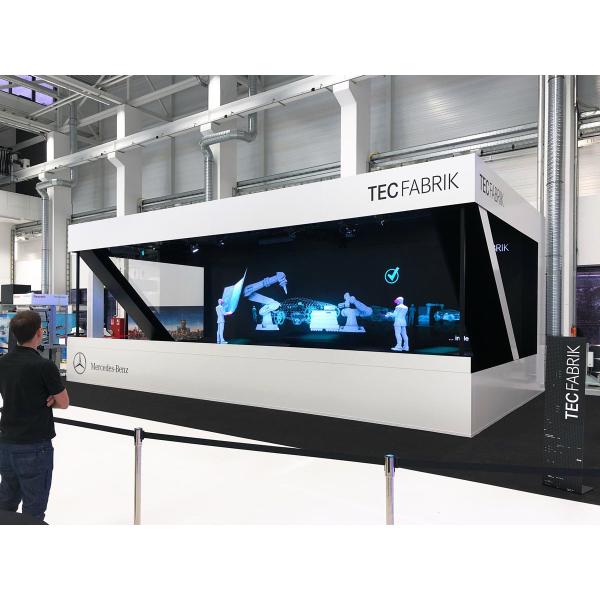 160° View Angle Holographic Projection System 3D Hologram Musion Foil 95um Thickness