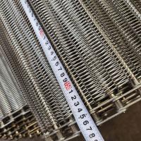 Ceinture de convoyeur à chaîne en acier inoxydable professionnel 304 à vis spirale pour les industries de séchage de congélateurs alimentaires