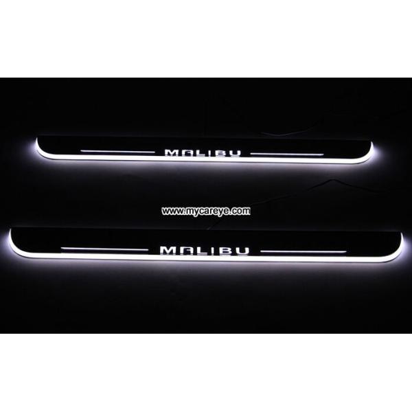 Holden Malibu Car accessory stainless steel scuff plate door sill LED light
