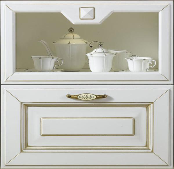 modular kitchen designs,kitchen supplies from China,solid wood door panel,white kitchen cabinets image