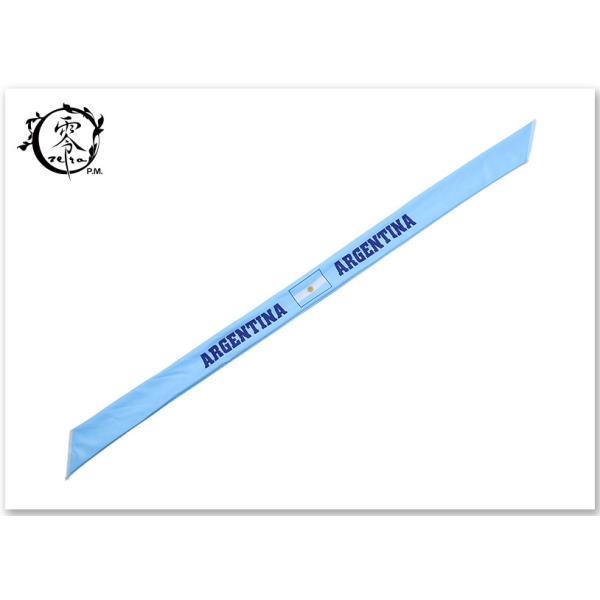 Unisex World Cup Argentina Flag Logo Headband Wrist Band Hair Band with Custom Logo